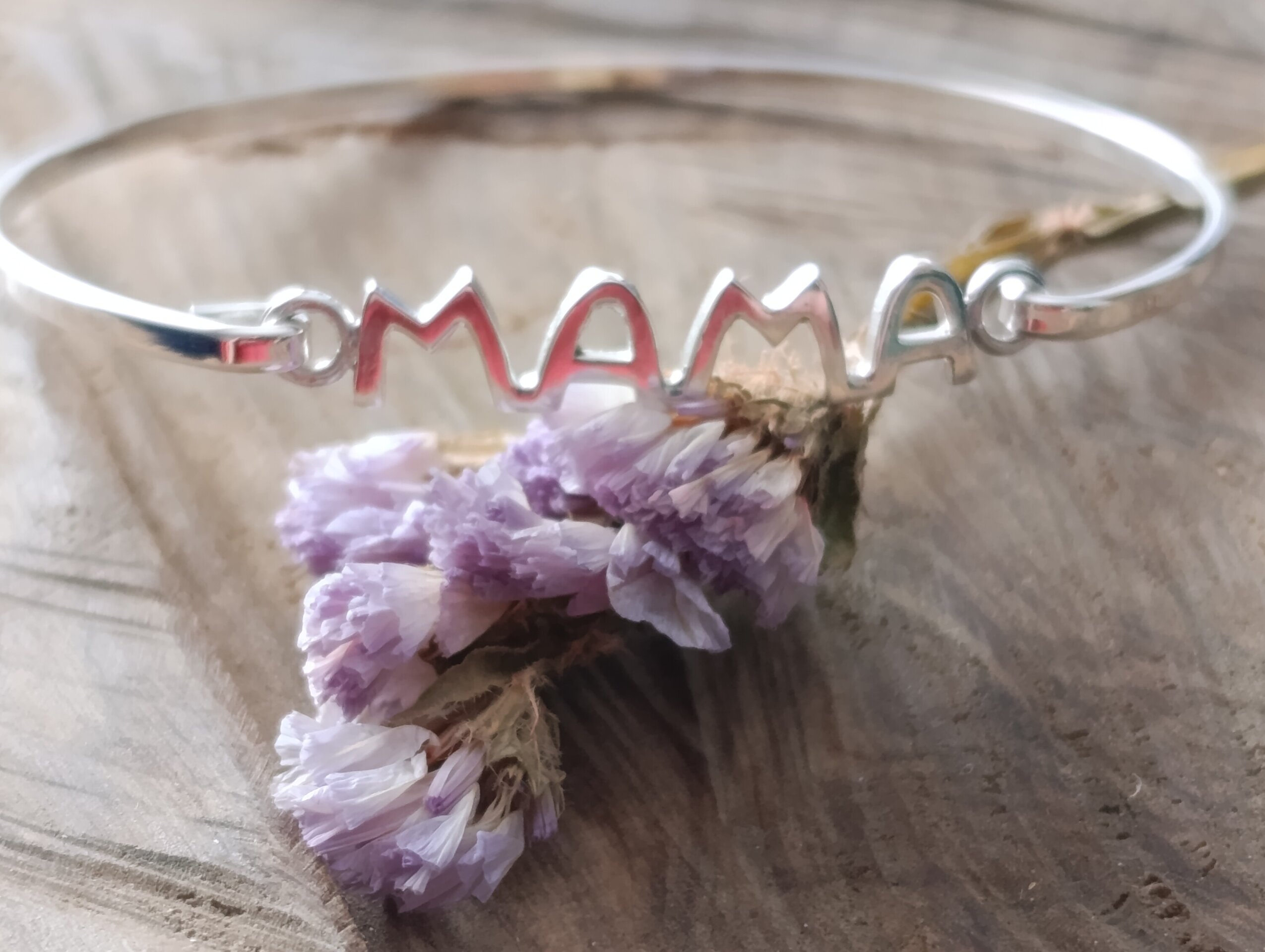 Pulsera Mamá Plata de Ley - 7