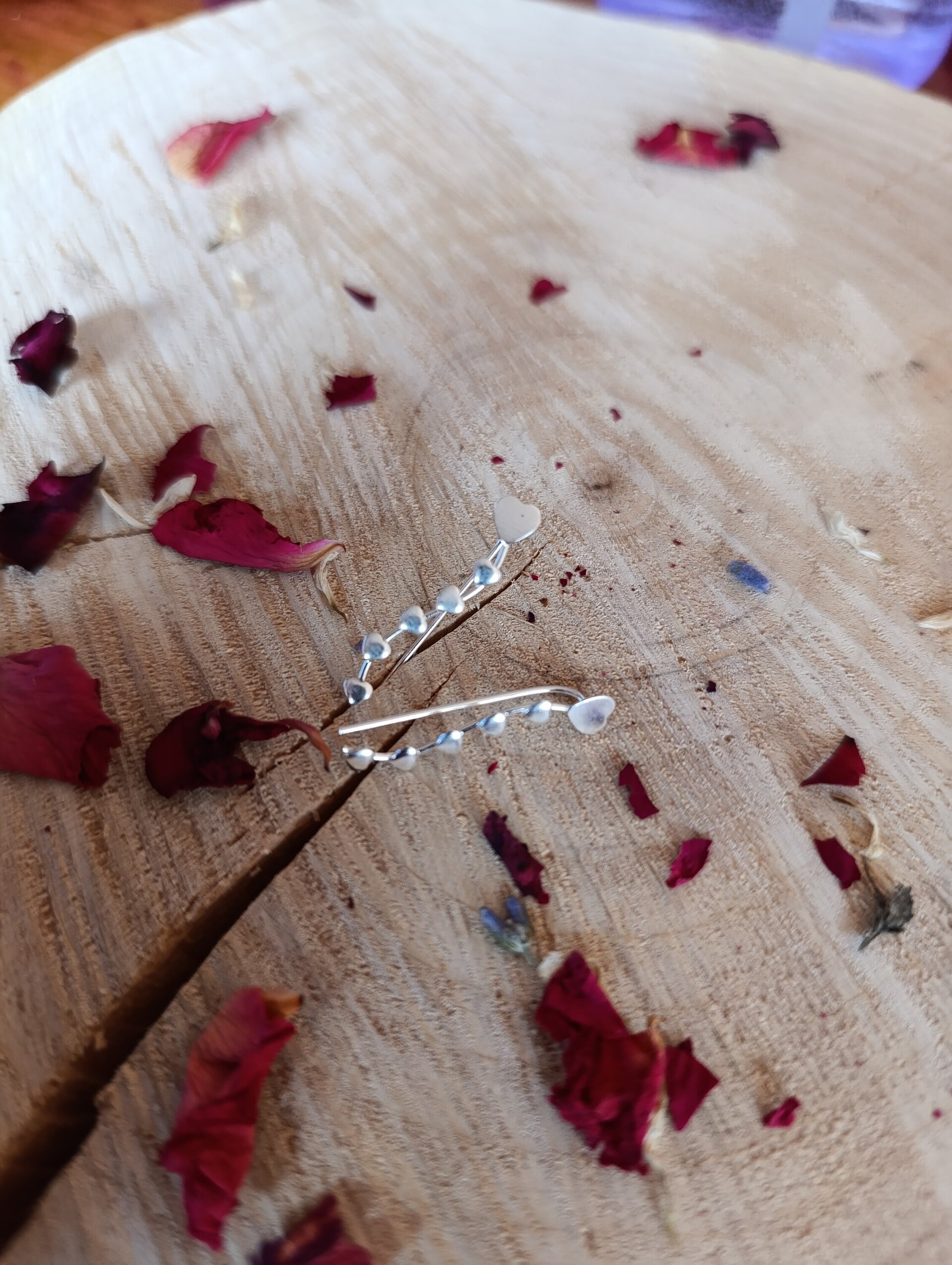 Pendientes trepadores hilo de amor - 3
