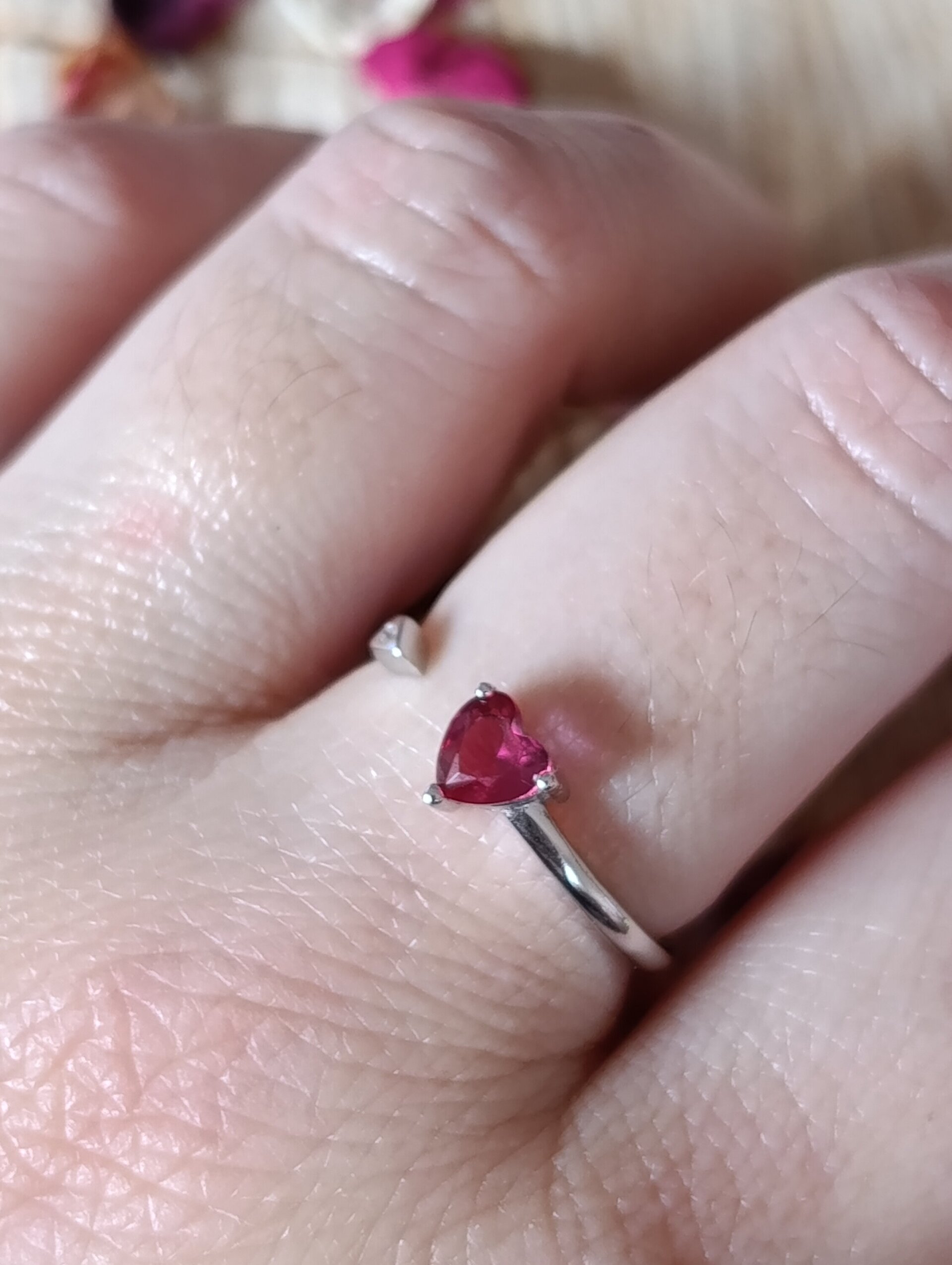 Anillo Corazón de Fuego en Plata 925 - 3
