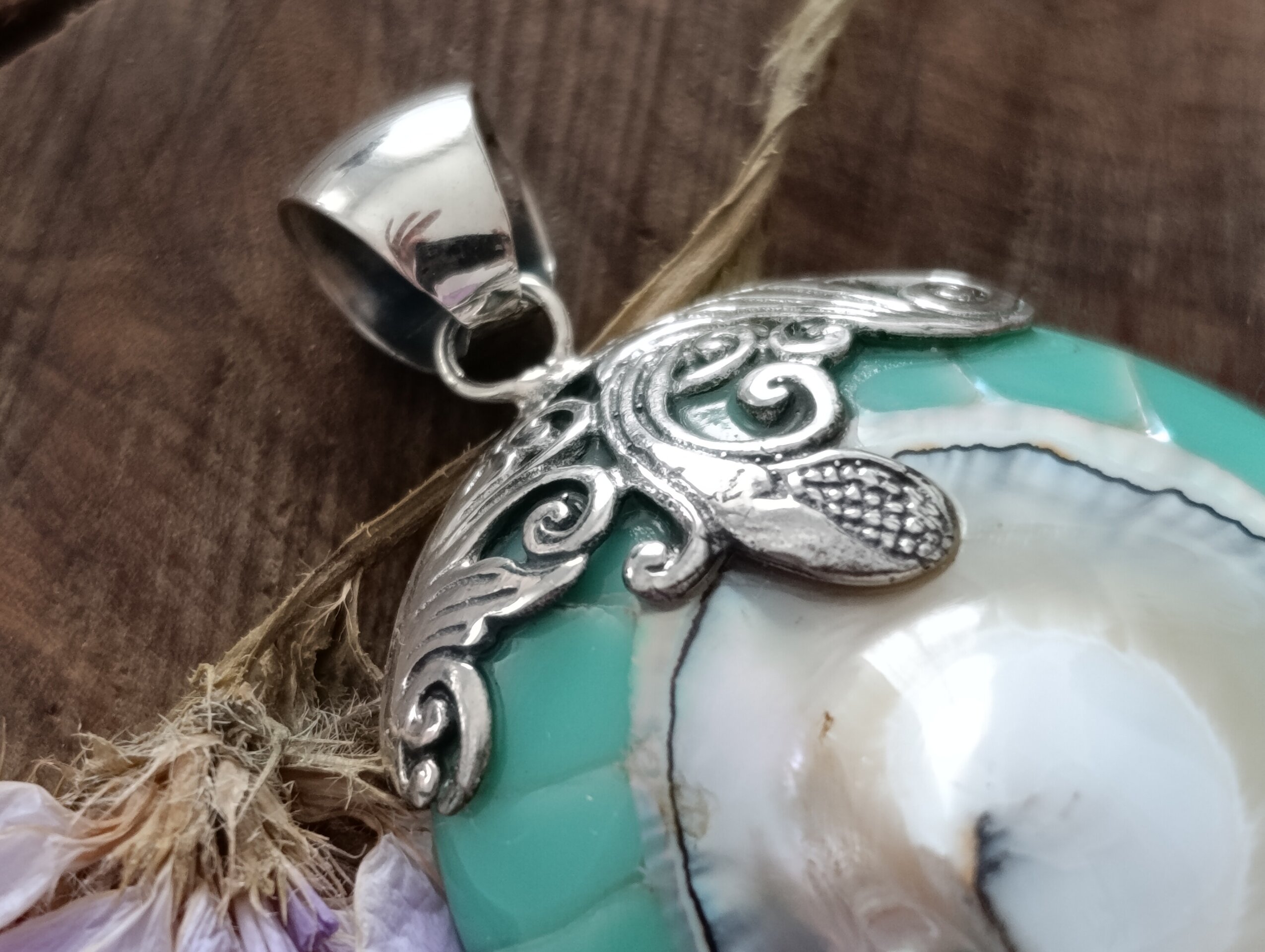 Colgante Nautilus Turquesa - 2
