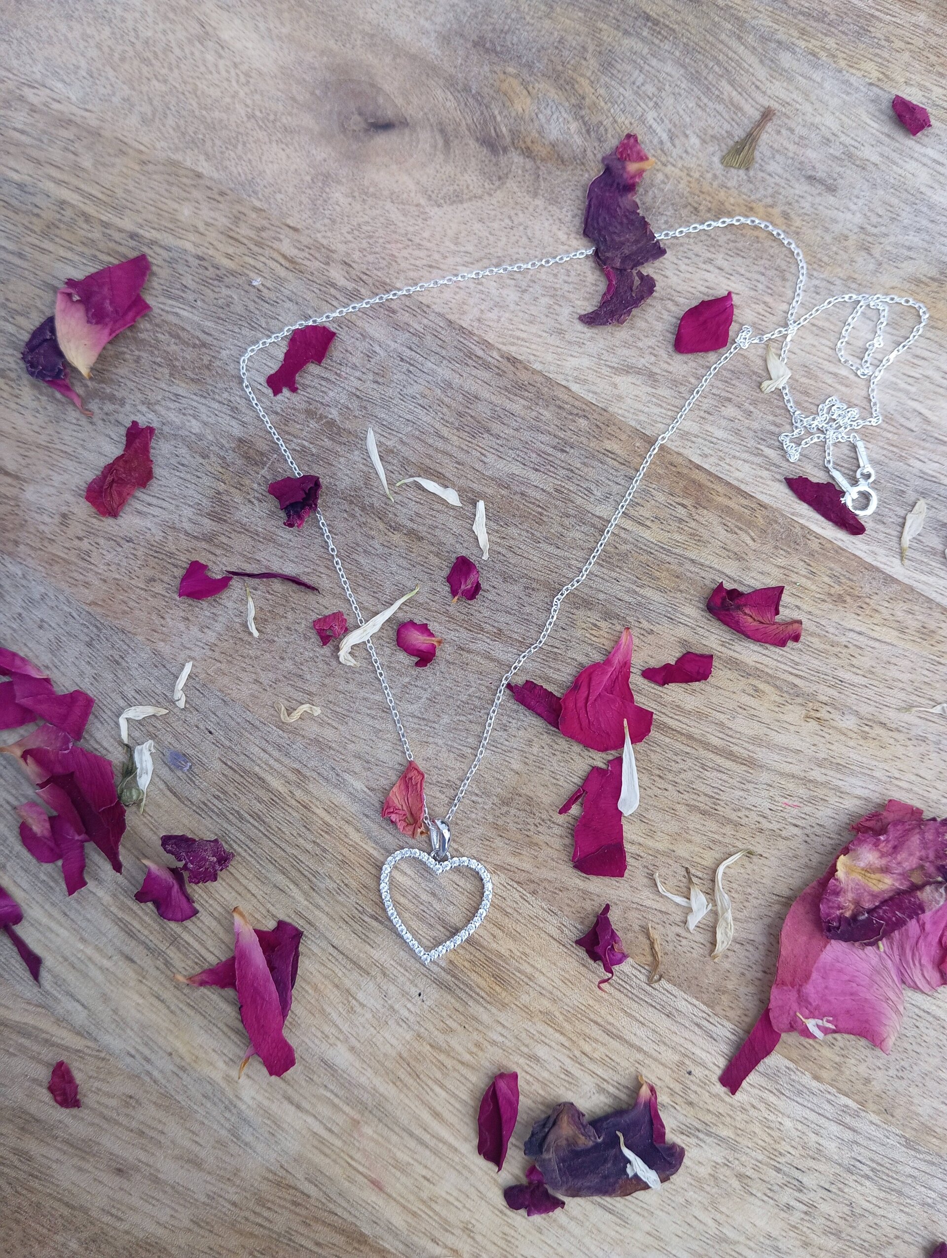 Colgante Corazón plata 925 - 4