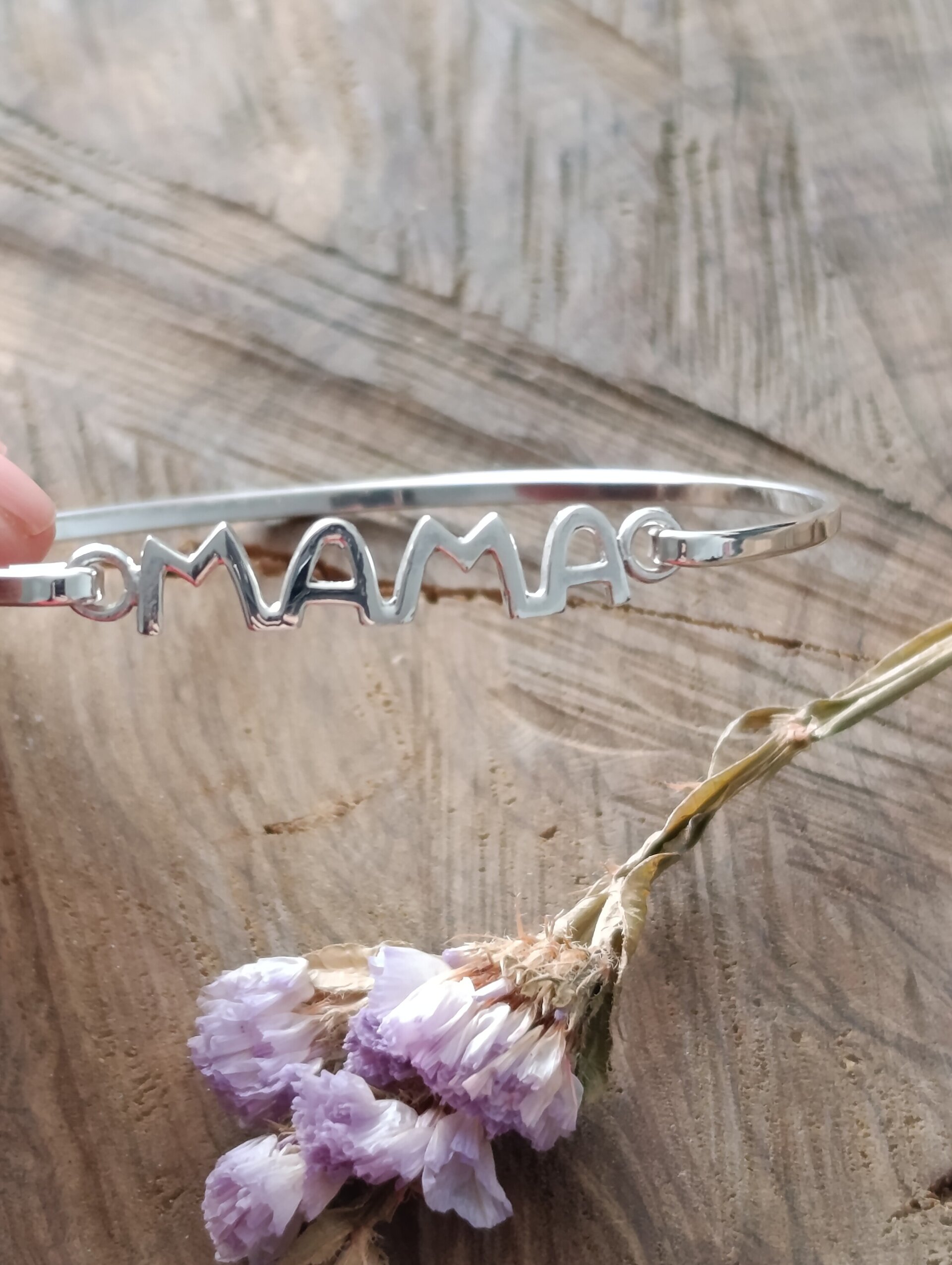 Pulsera Mamá Plata de Ley - 4