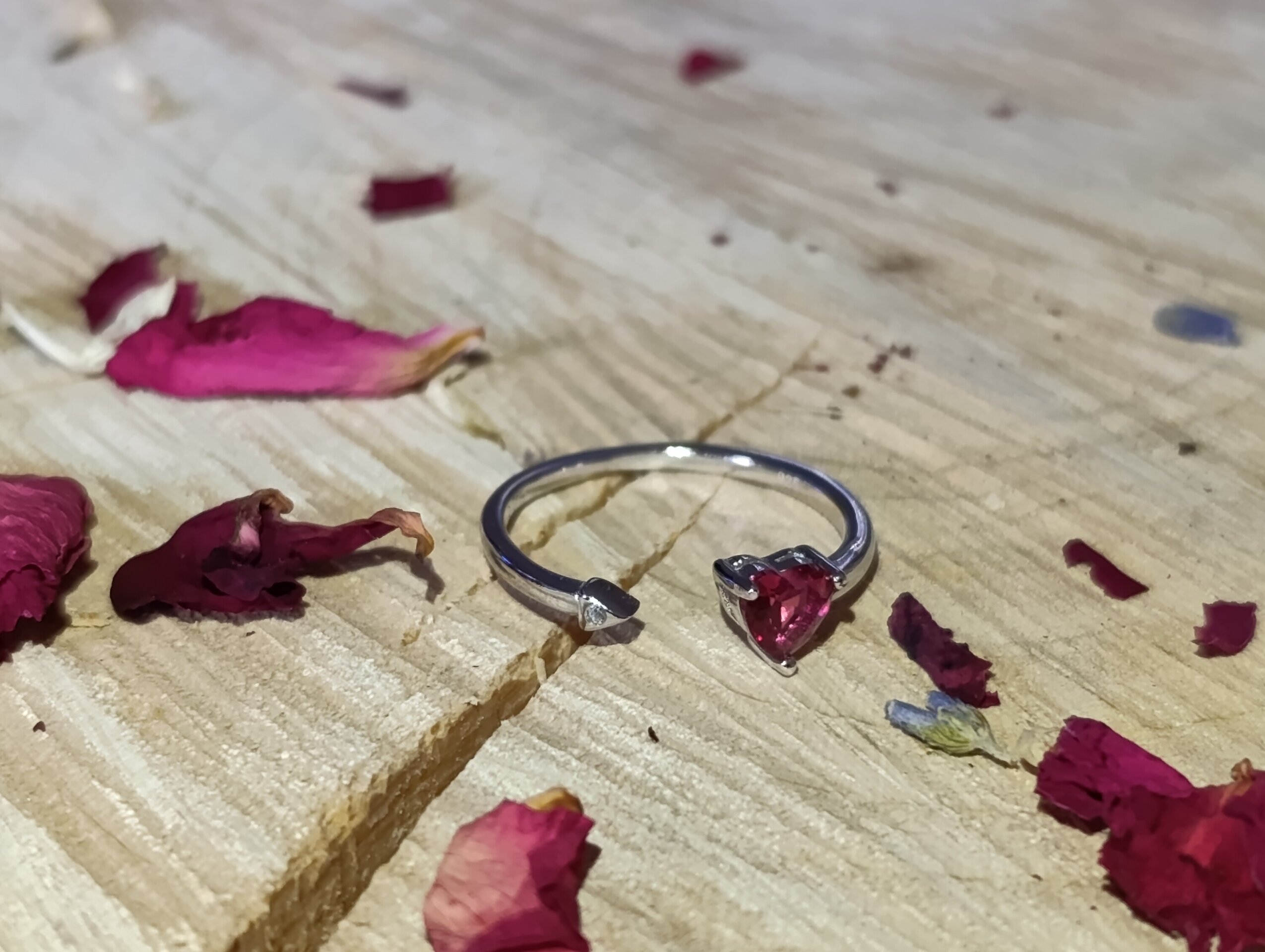 Anillo Corazón de Fuego en Plata 925 - 4
