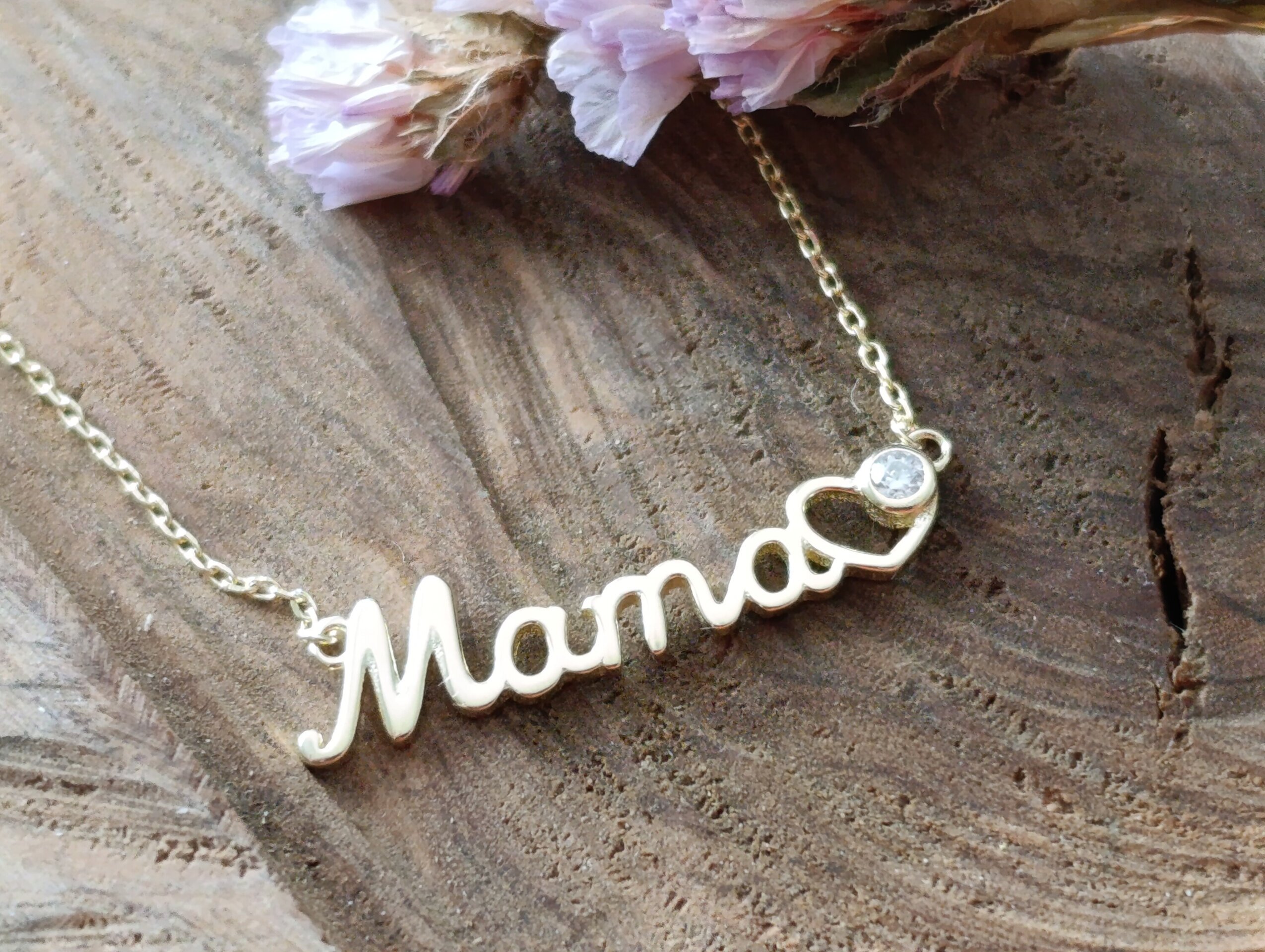 Collar Mamá Baño de Oro - 3