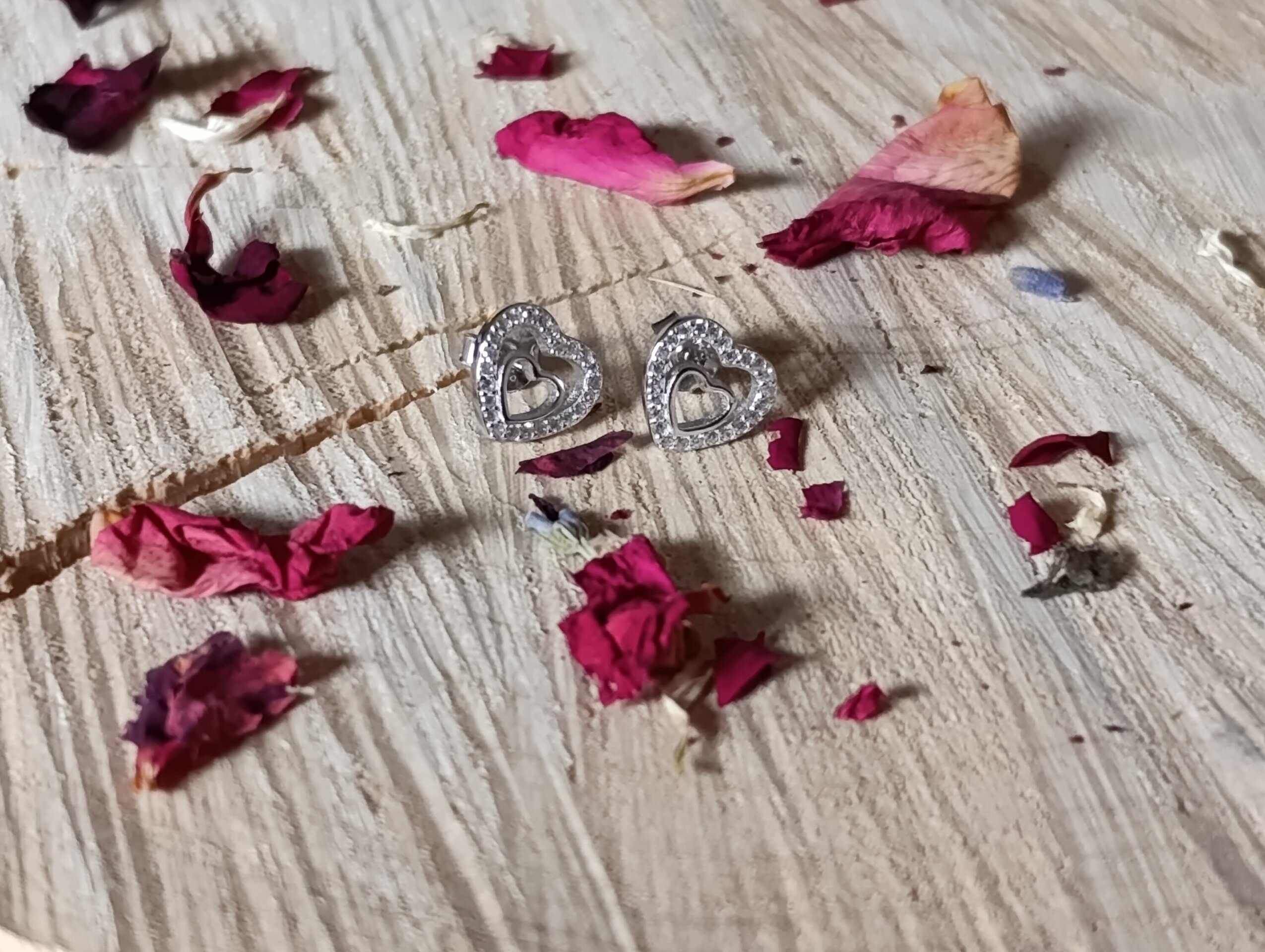 Pendientes Corazones Plata 925 - 5