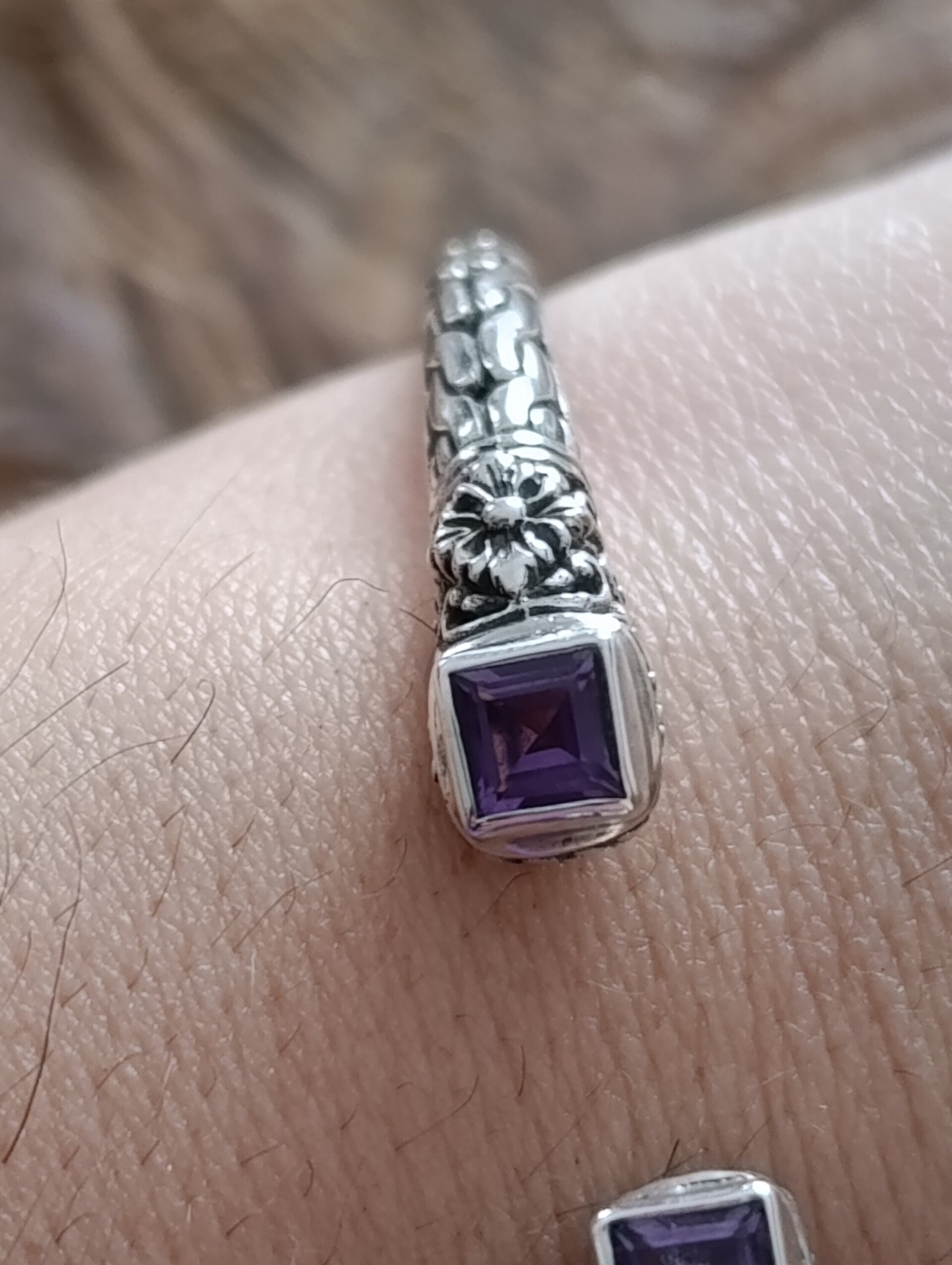 Pulsera Lirio Plata de Ley - 5