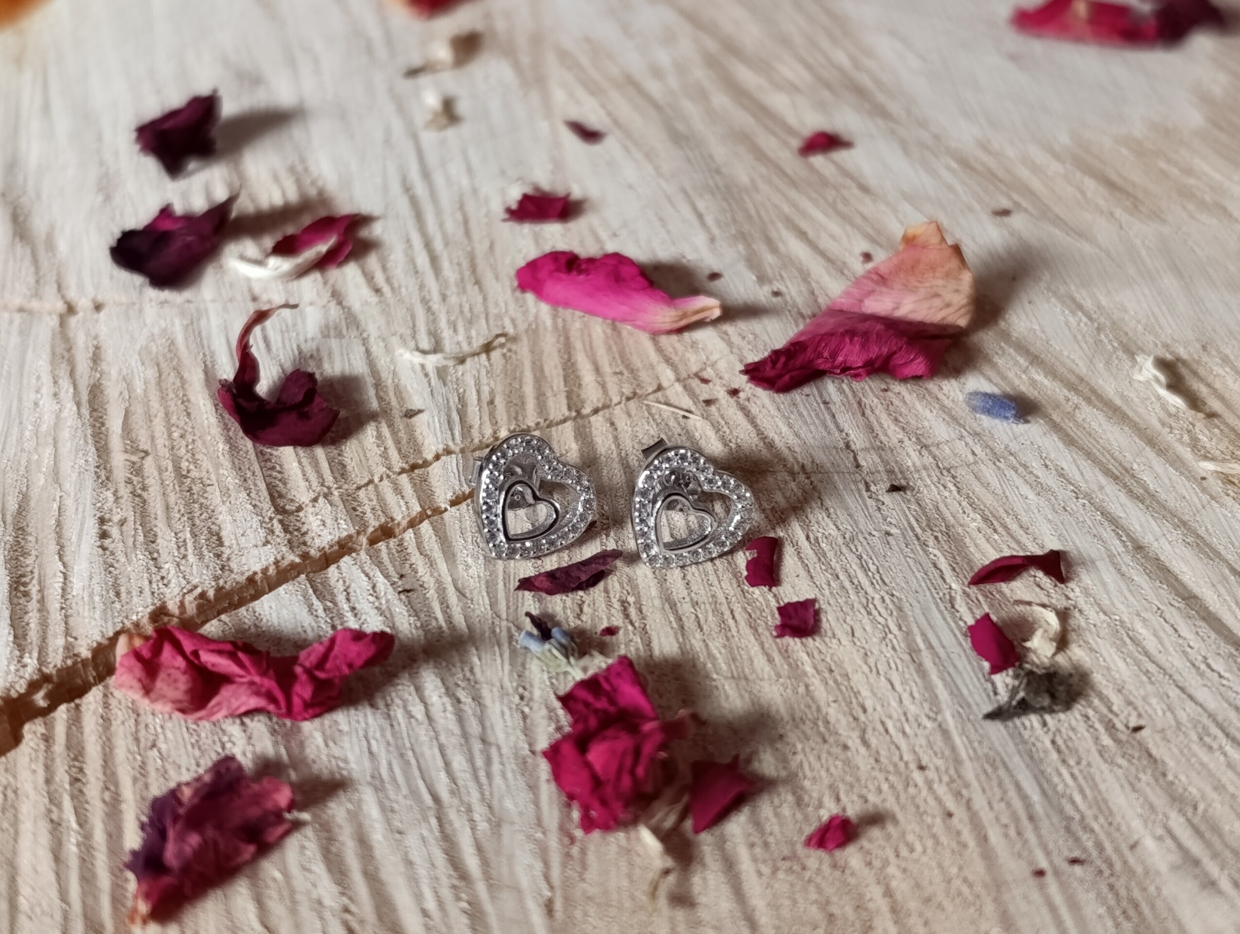 Pendientes Corazones Plata 925 - 6