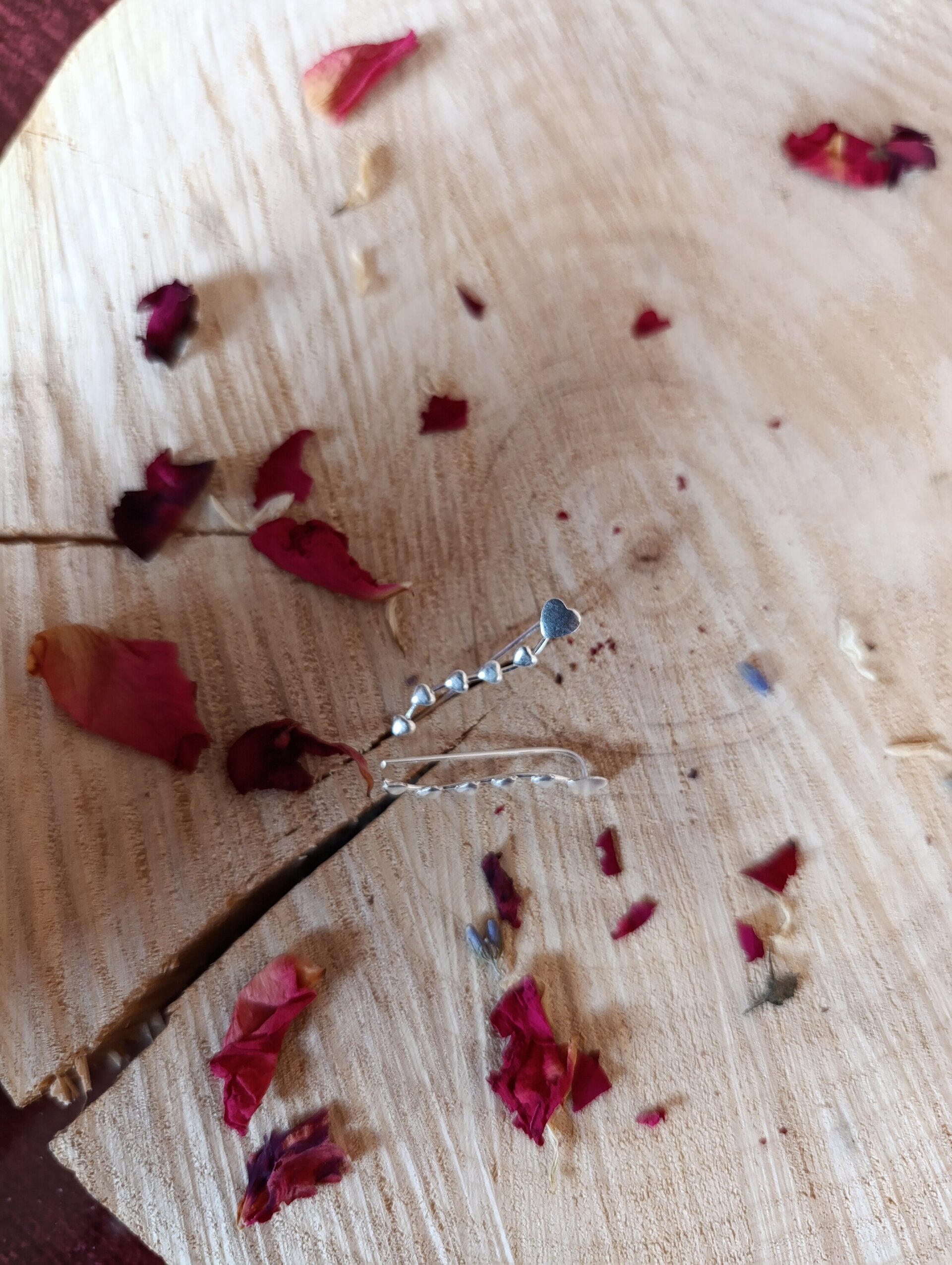 Pendientes trepadores hilo de amor - 2