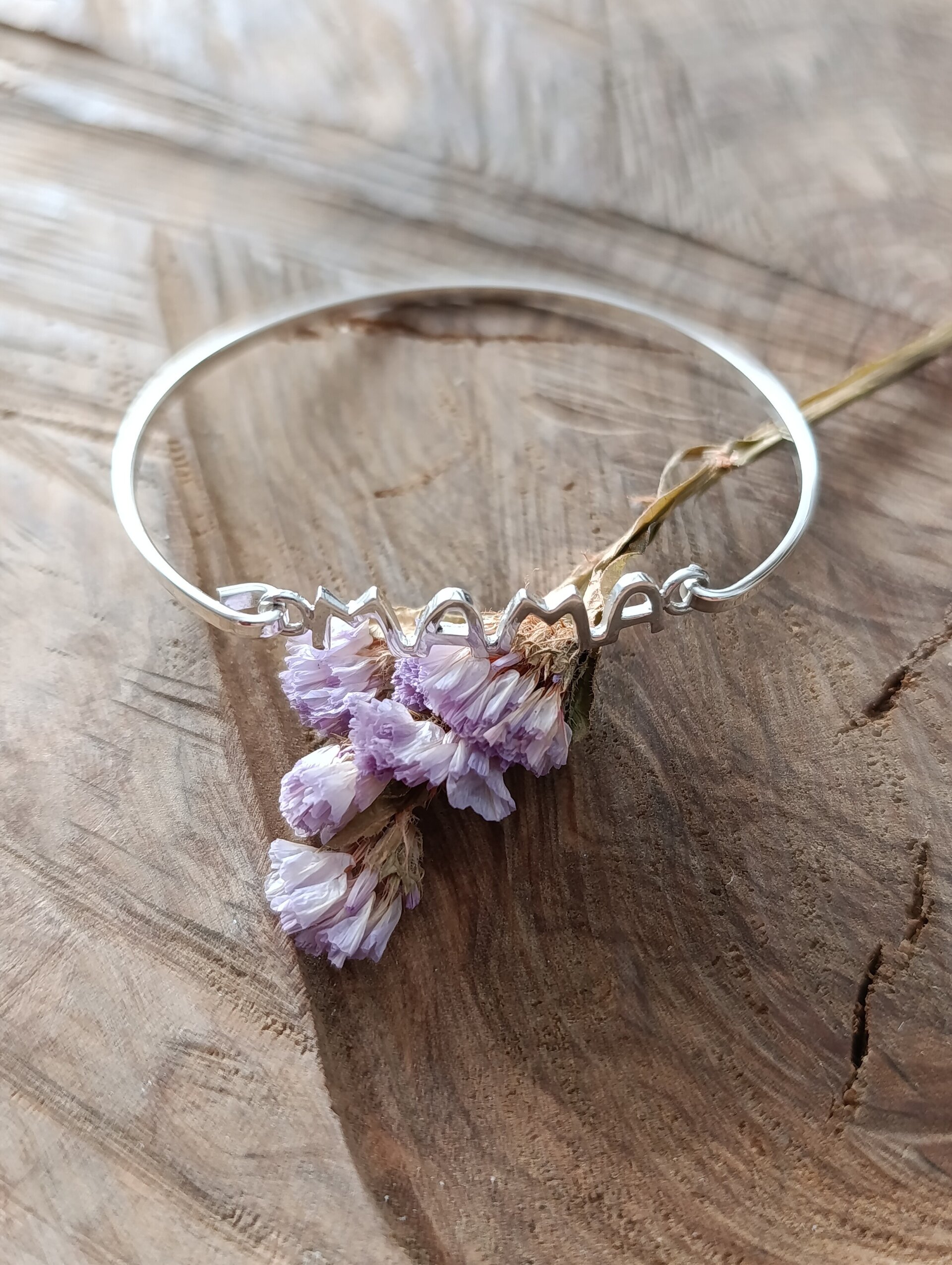 Pulsera Mamá Plata de Ley - 5