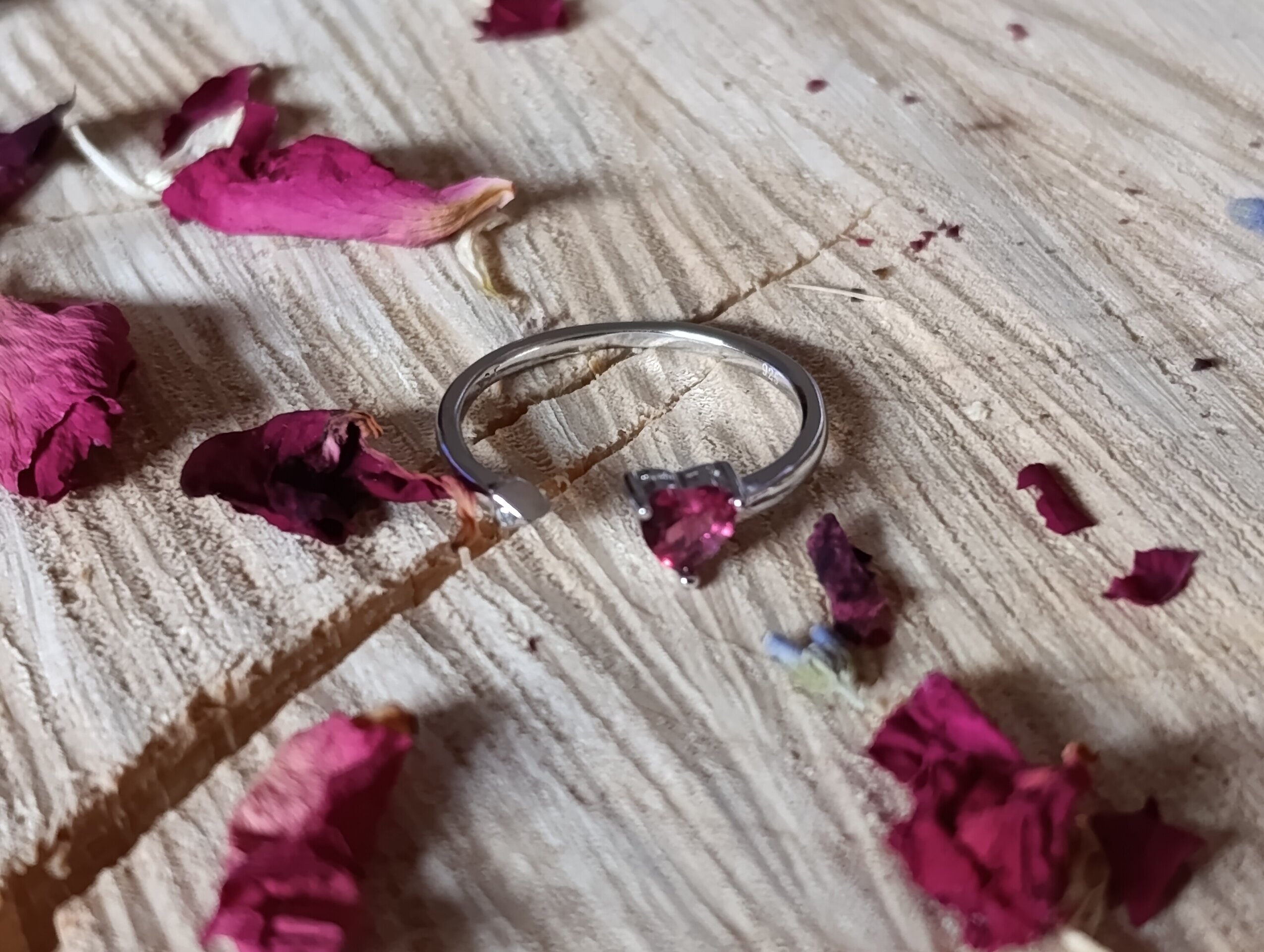 Anillo Corazón de Fuego en Plata 925 - 7