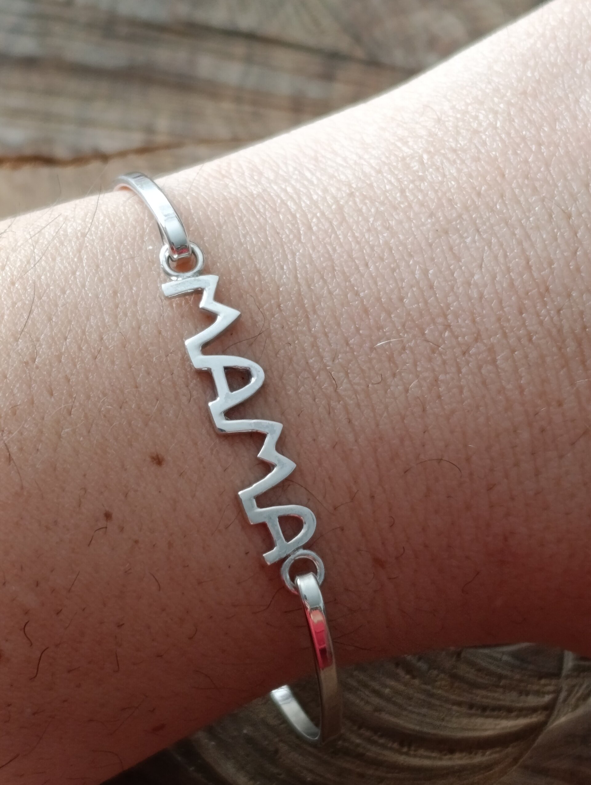 Pulsera Mamá Plata de Ley - 6