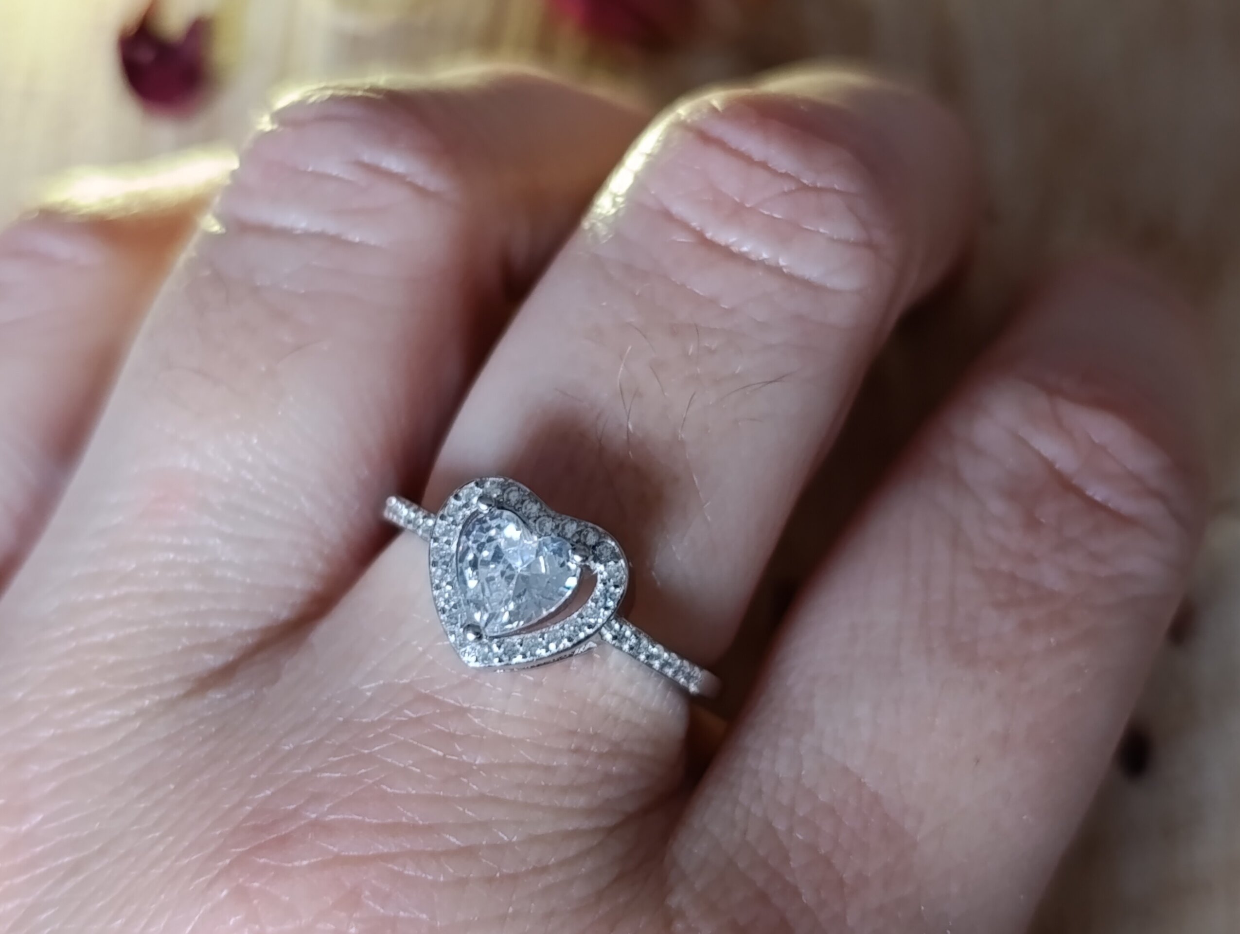 Anillo Corazón de Luz Plata de Ley 925 - 3